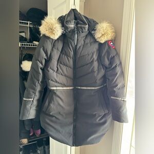 Canada Goose Limited Edition Black  Project Atigi Parka with Fur- Women’s Large